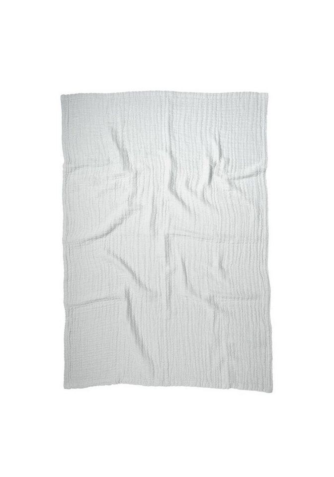Babydecke Baby Decke Musselin Puckdecke Krabbeldecke Spucktuch Kuscheldecke, Nordic Coast Company, Musselindecke Grau Large, Premium Qualität geprüft, Geschenk von Nordic Coast Company