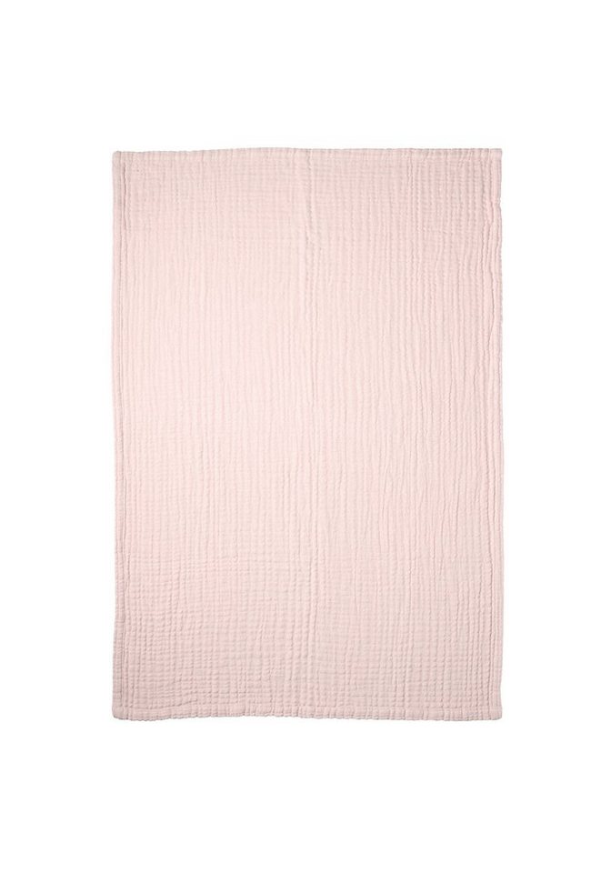 Babydecke, Nordic Coast Company, Musselin Decke Premium 4 in 1 Baby Krabbeldecke Large Rosa 100% Baumwolle Mulltuch Babydecke Pucktuch Spucktuch Hochwertige Qualität von Nordic Coast Company