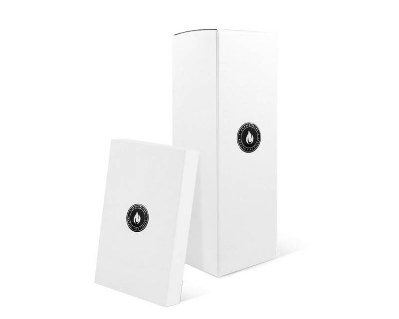 Nordic Flame Dekoobjekt Feuerlöscher LEATHER EDITION weiß Leder hellbraun 2kg von Nordic Flame