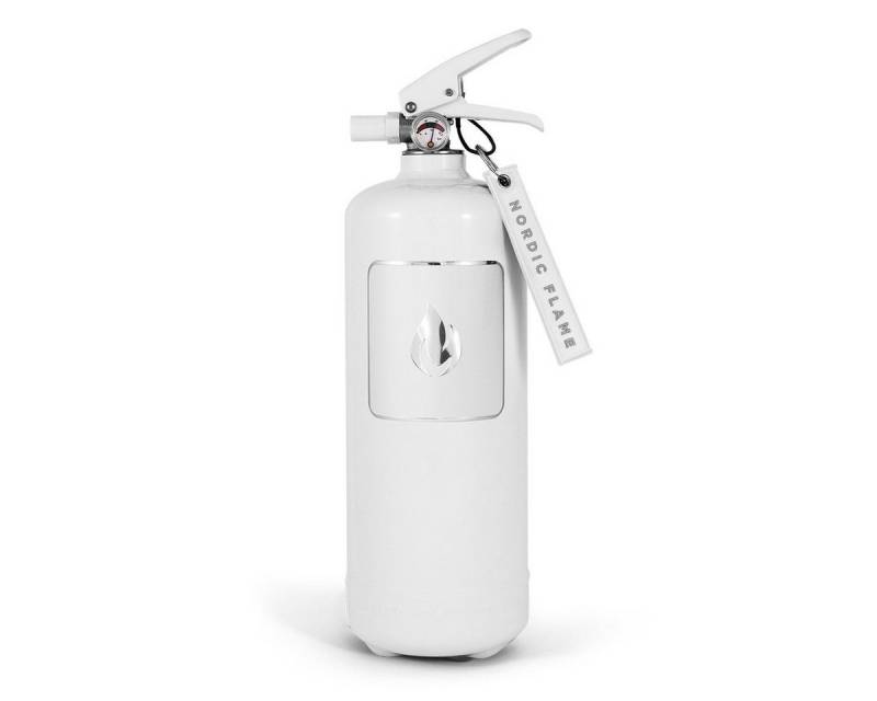 Nordic Flame Dekoobjekt Nordic Flame Feuerlöscher CLASSIC SERIE weiß 2kg von Nordic Flame