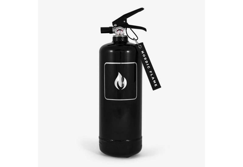 Nordic Flame Pulver-Feuerlöscher Classic schwarz 2 kg N110 von Nordic Flame