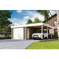 Nordic Holz Garage "BAHAMAS", BxT: 680x560 cm, 197 cm Einfahrtshöhe, mit Holztor von Nordic Holz