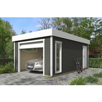 Nordic Holz Garage "BAHAMAS 2", BxT: 380x560 cm, 205 cm Einfahrthöhe, mit Sektionaltor Nordic Holz Garage "BAHAMAS 2", BxT: 380x560 cm, 205 cm Einfahrthöhe, mit Sektionaltor von Nordic Holz