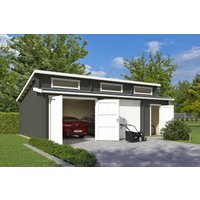 Nordic Holz Garage "HAWAII", BxT: 820x579 cm, 197 cm Einfahrtshöhe, mit Holztor von Nordic Holz