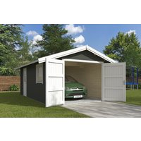 Nordic Holz Garage "Yarik", Einzelgarage mit Satteldach, BxT: 474x583 cm von Nordic Holz