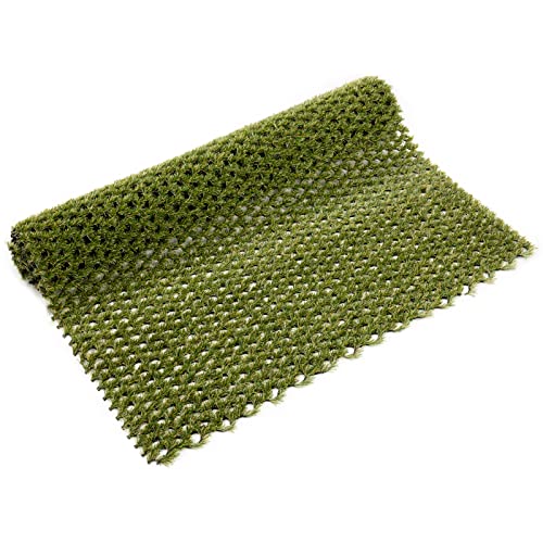 Nordic Lawn Hybridrasen (80 x 80 cm), Flexibles Rasengitter für Mähroboter - Robustes Outdoor-Kunstrasennetz zur Rasenverstärkung von Nordic Lawn