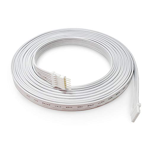 LIGHT SOLUTIONS 3m Verlängerungskabel für Philips Hue Lightstrip V4 & Solo lightstrip Beleuchtung - LED-Band LED-Streifen LED-Beleuchtung - Verlängerung Erweiterung Kabel Strom - in weiß (1 stück) von Nordic Light Solutions