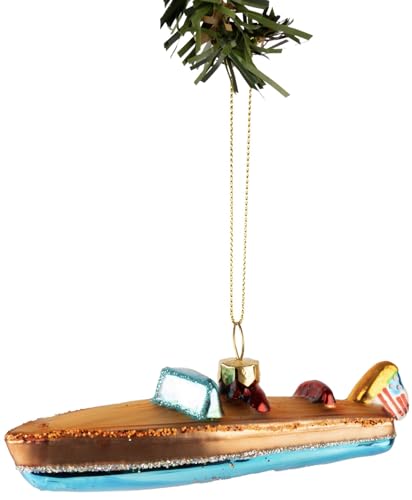 Nordic Light Weihnachtskugel Riva Boot 13 cm von Nordic Light