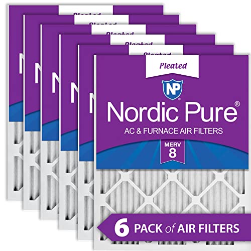 Nordic Pure Merv 8 Bundfaltenhose AC Ofen Air Filter, Box von 6 10x20x1M8-6 von Nordic Pure
