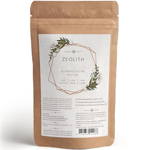 Nordic Pure Zeolith Pulver 1000g mit 95% Klinoptilolith Anteil | Premium Qualität | Extra fein Nordic Pure Zeolith Pulver 1000g mit 95% Klinoptilolith Anteil | Premium Qualität | Extra fein von Nordic Pure