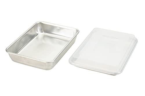 Nordic Ware 45339 Bäcker-Set, natürliches Aluminium, 3-teilig, Viertelblech und Kuchenform von Nordic Ware