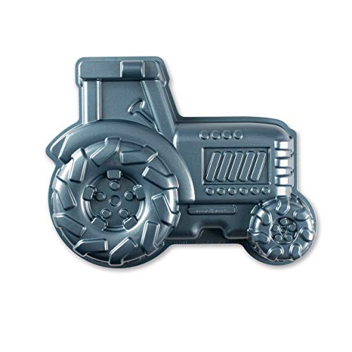 Nordic Ware 51525AMZ Tractor Pan Traktor-Kuchenform, Aluminium, blaumetallic von Nordic Ware