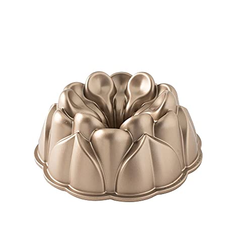 Nordic Ware Backform Magnolia Bundt Aluminium Gold, 25,1cm x 25,1cm, NW 93848 von Nordic Ware