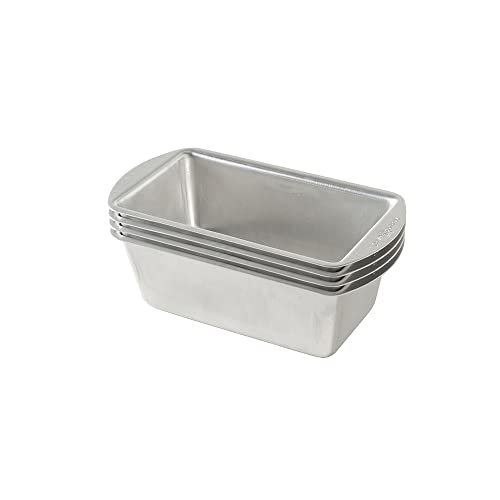 Nordic Ware Mini-Kastenform aus natürlichem Aluminium, für 4 2 Tassen. von Nordic Ware