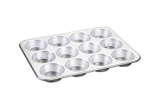 Nordic Ware Natürliche Aluminium-Muffinform für 12 Tassen von Nordic Ware