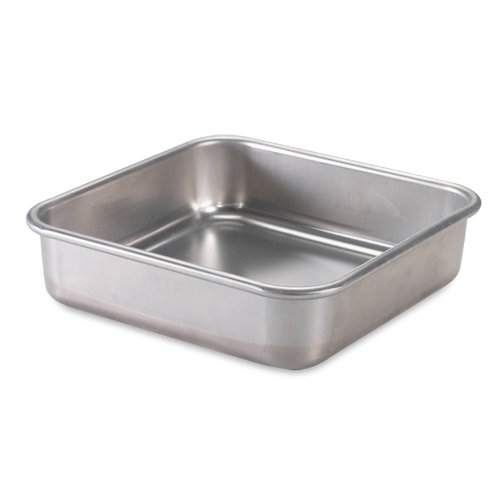 Nordic Ware Kuchenform aus natürlichem Aluminium, quadratisch, 22,9 x 22,9 cm von Nordic Ware