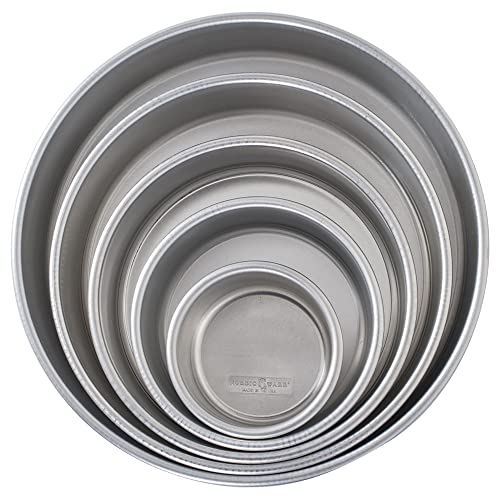 Nordic Ware Naturals Aluminum Bakeware Layer Cake Pan, Silver von Nordic Ware