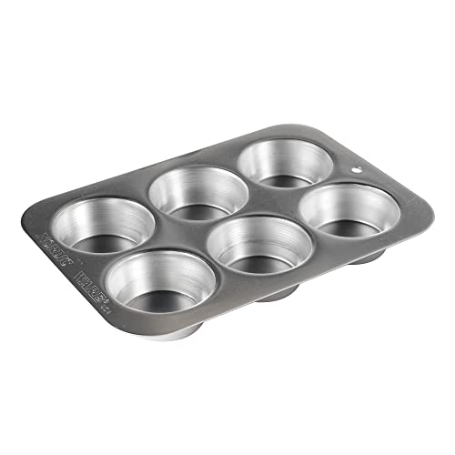 Nordic Ware Naturals Backform für Muffins, kompakt, silberfarben von Nordic Ware