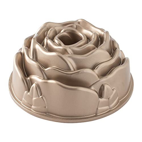 Nordic Ware Rose Bundt, 10 Tassen, Toffee von Nordic Ware