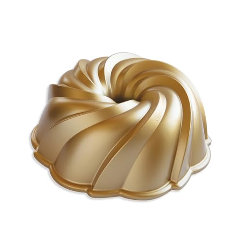 Nordic Ware Swirl Aluguss Backform Ø 26 x 10 cm - Extra Qualität - Made in USA von Nordic Ware