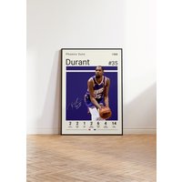 Kevin Durant Poster, Pheonix Suns Thunder Basketball Druck, Nba Sport Geschenk Für Ihn von NordicPrintAthletes