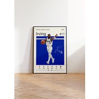 Kyrie Irving Poster, Dallas Mavericks Basketball Print, Nba Sport Geschenk Für Ihn von NordicPrintAthletes