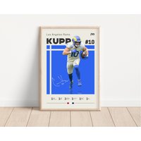 Cooper Kupp Poster, Los Angeles Rams, Nfl Fan Geschenke, Fußball Sport Geschenk Für Ihn von NordicPrintsAthletes