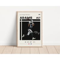 Davante Adams Poster, Las Vegas Raiders, Nfl Fan Geschenke, Football Sport Geschenk Für Ihn von NordicPrintsAthletes