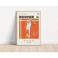 Devin Booker Poster, Phoenix Suns, Nba Fans, Basketball Sportposter, Geschenk Für Ihn von NordicPrintsAthletes