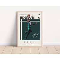 Jaylen Brown Poster, Boston Celtics, Nba Fans, Basketball Sport Geschenk Für Ihn von NordicPrintsAthletes