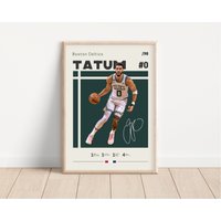Jayson Tatum Poster, Boston Celtics, Nba Fans, Basketball Sport Geschenk Für Ihn von NordicPrintsAthletes