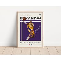 Kobe Bryant Poster, La Lakers, Nba Fans, Basketball Sport Geschenk Für Ihn von NordicPrintsAthletes