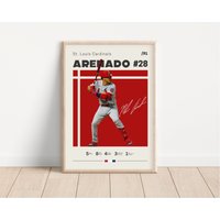 Nolan Arenal Poster, St. Louis Cardinals, Baseball Sportposter, Geschenk Für Ihn von NordicPrintsAthletes