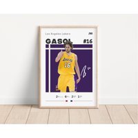 Pau Gasol Poster, La Lakers, Nba Fans, Basketball Sport Geschenk Für Ihn von NordicPrintsAthletes