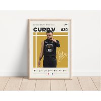 Steph Curry Poster, Golden State Warriors, Nba Fans, Basketball Sport Geschenk Für Ihn von NordicPrintsAthletes