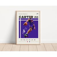 Vince Carter Poster, Toronto Raptors, Nba Fans, Basketball Sportposter, Geschenk Für Ihn von NordicPrintsAthletes