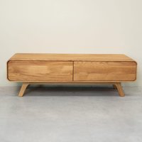 Buffet Bas En Bois De Chêne Massiv, Kommode Aus Massivem Eichenholz, Niedrige Anrichte Eiche Aparador Bajo Madera Maciza Roble von NordicStoryStore