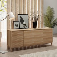 Buffet Kommode Aus Massivem Eichenholz, Eichenholz Buffet Kommode Aus Massivem Eichenholz, Eichenholz von NordicStoryStore