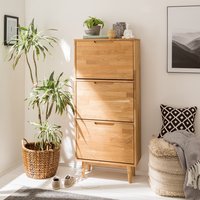 Schuhregal Aus Massivem Eichenholz, Schuhablage, Eiche, Schuhorganisator Massivholz, Skandinavisch Schuhregal Aus Massivem Eichenholz, Schuhablage, Eiche, Schuhorganisator Massivholz, Skandinavisch von NordicStoryStore