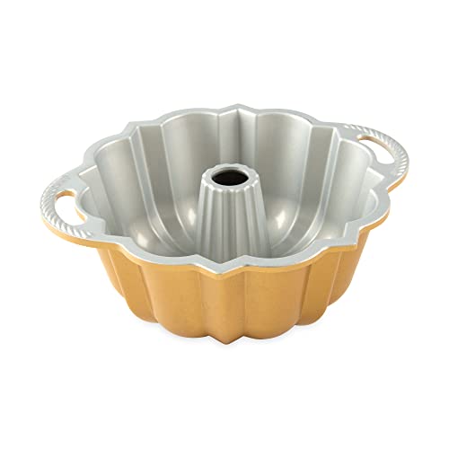 Nordic Ware 51277 Anniversary Gugelhupfform, 1420 ml (6 Cups), Aluminium, Gold von Nordic Ware