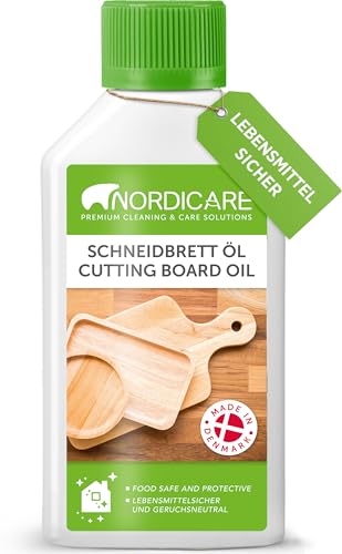 Nordicare Schneidebrett-Öl 250ml lebensmittelecht - Schneidbrett Holzöl zur effektiven Pflege - Holz Mineralöl für Schneidebretter, Cutting Board Mineral Oil Nordicare Schneidebrett-Öl 250ml lebensmittelecht - Schneidbrett Holzöl zur effektiven Pflege - Holz Mineralöl für Schneidebretter, Cutting Board Mineral Oil von Nordicare