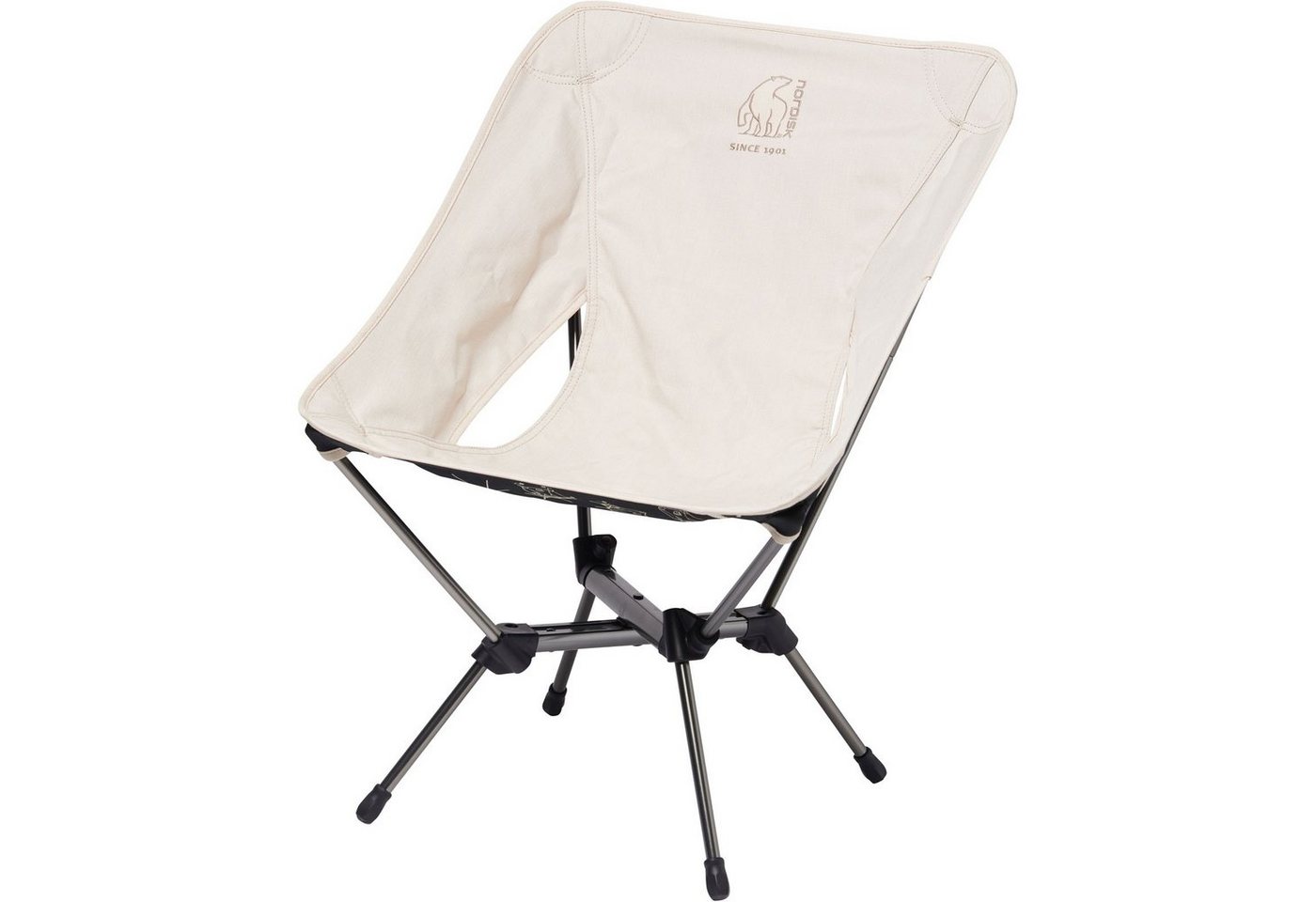 Nordisk Campingstuhl Lounge Campingstuhl Marielund LW, Faltstuhl Relax Chair Leicht Alu 120 kg von Nordisk