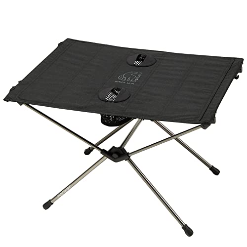 Nordisk Campingtisch Rolltisch Risskov Falttisch Klapptisch Leicht Alu 58x39 cm Black von Nordisk