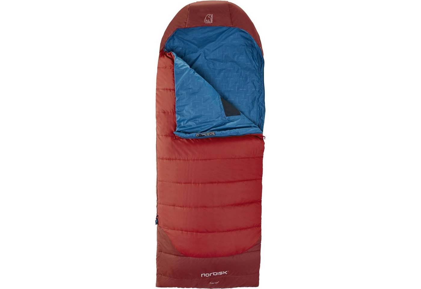 Nordisk Deckenschlafsack Deckenschlafsack Puk +10° Outdoor, Sommer Trekking Schlafsack Leicht -2°C von Nordisk