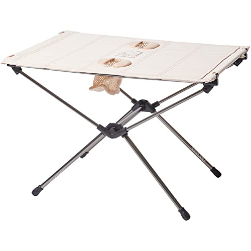 Nordisk Risskov Table Braun - Kleiner platzsparender Outdoor Tisch, Größe One Size - Farbe Sandshell von Nordisk