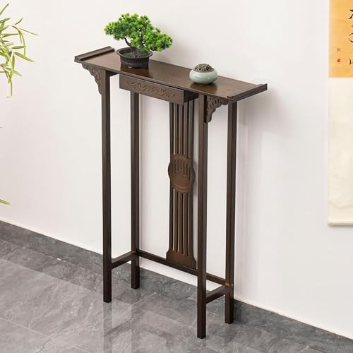 Nordivo Buddha Altar Tisch für Opfergaben, Buddhistisches Gebetsregal, Meditations- und Gebetstisch, Hausaltar Ständer(L80*31cm/31.5 * 12in) von Nordivo