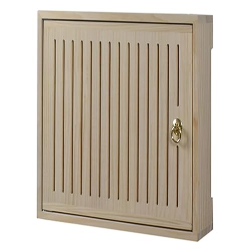 Nordivo Wandmontierte WLAN Box Versteck, WLAN Router Aufbewahrungsbox, Holzrouter Regal, Router Schrank für Büro und Zuhause(Natural,L42*49.5cm/16.5 * 19.4in) von Nordivo
