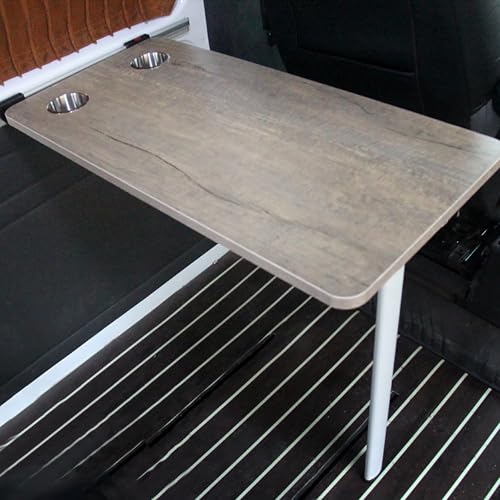 Wohnmobil-Wandklapptisch,Wandklapptisch für Wohnmobile,Bootstisch 2 Getränkehaltern,Klappbarer Esstisch,RV-Klapptisch mit Mehrschichtiger Holzplatte,seitlich hängender Klapptisch für Wohnmobile(Gray) Wohnmobil-Wandklapptisch,Wandklapptisch für Wohnmobile,Bootstisch 2 Getränkehaltern,Klappbarer Esstisch,RV-Klapptisch mit Mehrschichtiger Holzplatte,seitlich hängender Klapptisch für Wohnmobile(Gray) von Nordivo