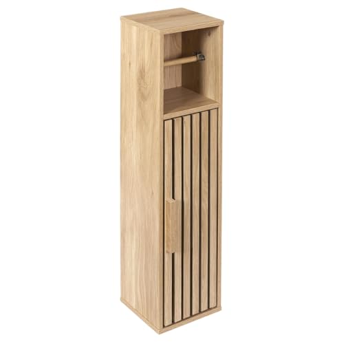 Nordix Toilettenschrank WC-Schrank Badezimmerschrank Toilettenpapierhalter Stehend Holz Nordix Toilettenschrank WC-Schrank Badezimmerschrank Toilettenpapierhalter Stehend Holz von Nordix