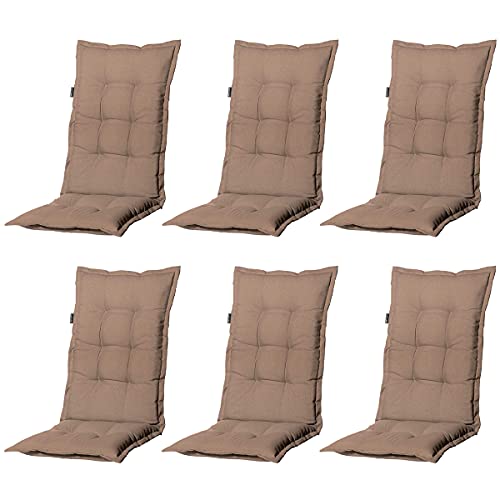 Nordje Madison Exklusiv Hochlehner 6er Set 50x123 | In unterschiedlichen Farben (Panama Taupe) von Nordje